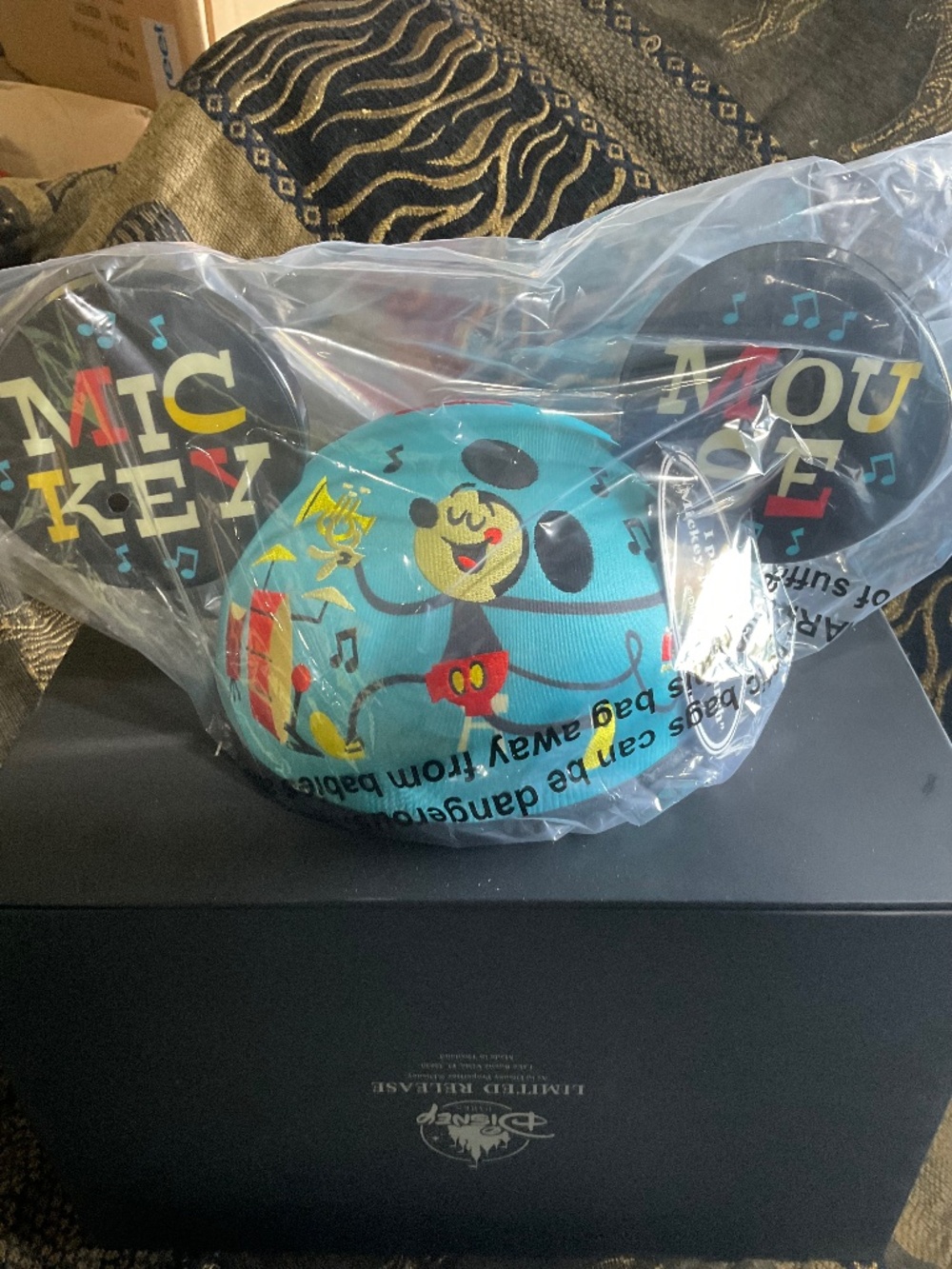 DISNEY MICKEY EARNED HAT MUSICAL LIMITED NWT